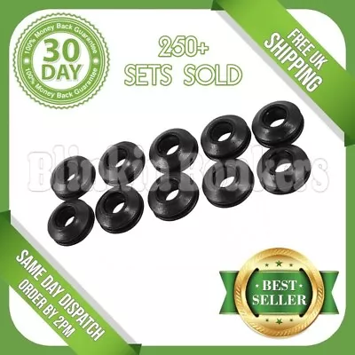 Blackplastic Snap On Eyelets Grommets Self Sealing Groundsheet Tarpaulin Awning • £4.69