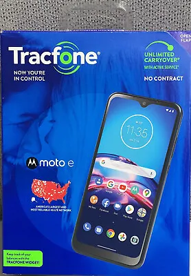 Motorola Moto E - 32GB (TracFone ) Smartphone - Blue • $79.99