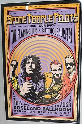 Stone Temple Pilots Framed Concert Poster Roseland NYC • $21.99