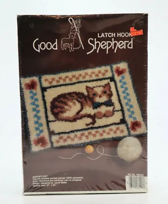 $22.99 • Buy New Good Shepherd Latch Hook Rug Kit Sophisti-Cat # 86023 VTG Sealed  