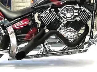  Yamaha V Star 1100 - Thugstar Exhaust Black EXTREME XVS1100 VStar V-Star • $594.95