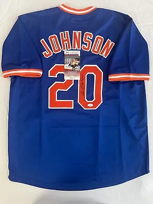 Howard Michael Johnson “HoJo” New York  Mets Signed Autographed Jersey JSA COA • $140