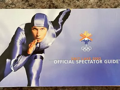 2002 Salt Lake City Winter Olympics Official Spectator Guide • $5