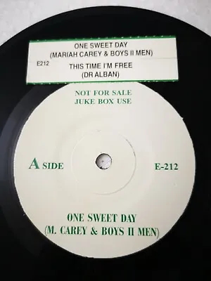 Mariah Carey/Boys II Men  One Sweet Day   Malaysia 1990's Juxebox Promo Single  • $18