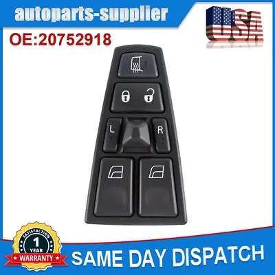 Master Window Switch 20752918 21543897 Fit For Volvo Truck FH12 FH13 FM VNL • $20.89