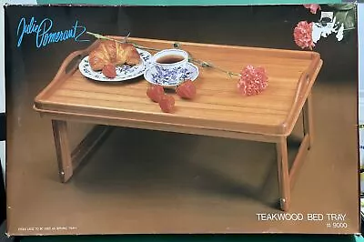 Goodwood Genuine Teak Wood Bed Tray Table With Handles MCM VTG • $100