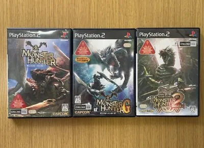 PS2 Monster Hunter & 2 DOS & G Game Set Japan • $42.98