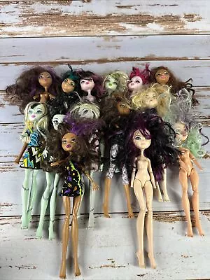 Monster High Doll Lot Of 14- Incomplete For Parts/customs Ever After High • $35.99