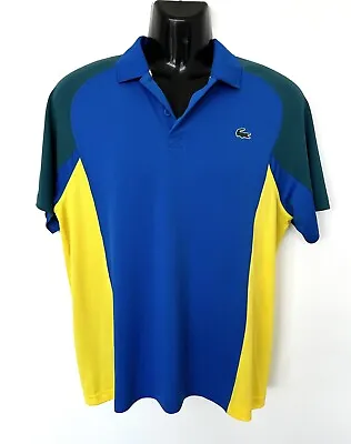 Lacoste Mens Colourblock Polo Size L RRP $160 As New Condition • $60