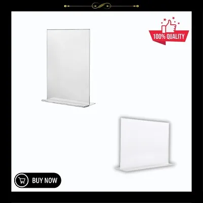 Acrylic Poster Double Sided Perspex Display Stand • £3.96