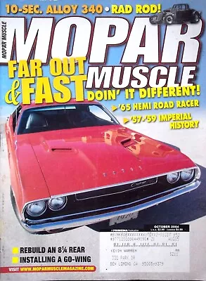 Mopar Muscle Magazine October 2004 Volume 17 Number 10 • $4.87