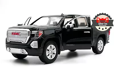 2019 Gmc Sierra 1500 Crew Cab Onyx Black 1:24 Scale Diecast Collector Diecast • $28.95