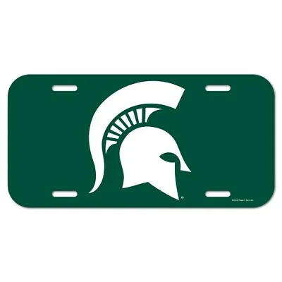 Michigan State Spartans License Plate Lightweight Plastic Official NCAA Licensed • $9.99