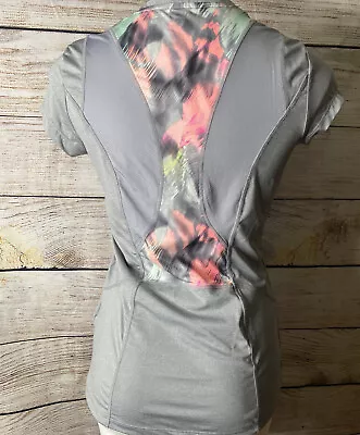 MPG Womens Medium Gray Short Sleeve Athletic Shirt • $9.99