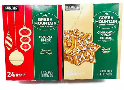 Cinnamon Sugar Cookie And Holiday Blend K-Cups Coffee Variety Pack Of 2 Boxes -  • $51.99