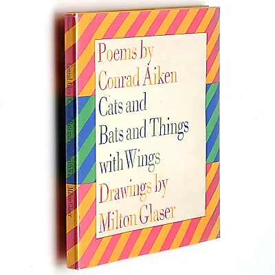 Cats And Bats And Things With Wings 1965 Conrad Aiken Milton Glaser ~First Ed • $150