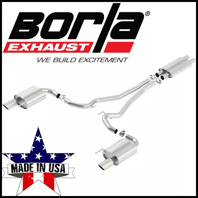 Borla 140589 Touring 2.5  Cat-Back Exhaust System For 15-17 Ford Mustang GT 5.0L • $1357.99