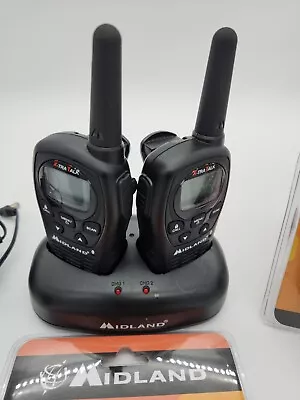 Midland X-Tra Talk Walkie Talkies LXT500PA/LX410 Set With Charger  Lot Of 4 READ • $75