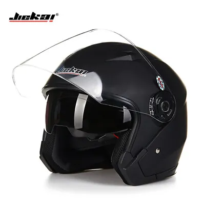 Motorcycle Helmet Open Face Racing Off-Road Capacete Moto Helmets With Dual Lens • $43.71