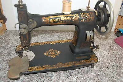 H2  White Rotary Sewing Machine Original Parts Early 1900  Discounts • $12.75