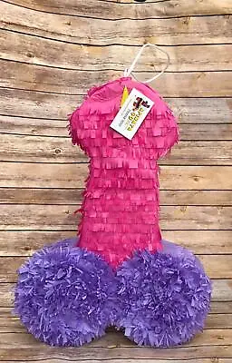 Pecker Pinata 201  Tall Pink And Purple Color Bachelor Bachelorette Party Favors • $39.99