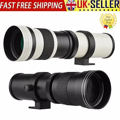 Camera MF Super Telephoto Zoom Lens F/8.3-16 420-800mm T Mount For Canon Nikon • £51.99