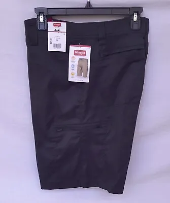 New Men's Wrangler Outdoor Performance Zip Cargo Shorts 112336147 Caviar • $11.99