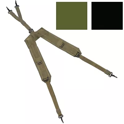 LC-1 Y Style Suspenders Military Army Tactical Load Bearing Pistol Belt ALICE • $14.99