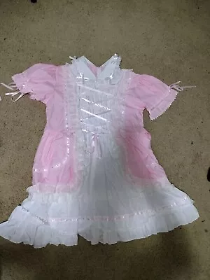 Womens Gothic Lolita Dress Maid Princess Ruffles Skirts  • $30