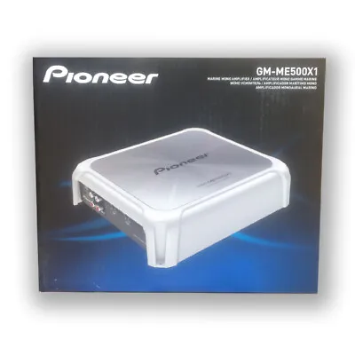 Pioneer Marine Mono Amplifier - GM-ME500X1 1x 1600 Watts Max. Boat Yacht Outdoor • £284.86