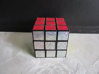 Rubik's Cube 3 X 3 Toy Metallic Effect Rare  • £1.49