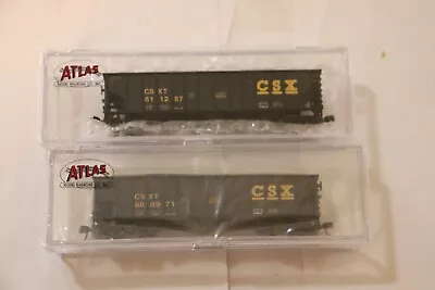 N Scale 2 Pc Lot Atlas 90 Ton Hopper   C S X   • $23.95