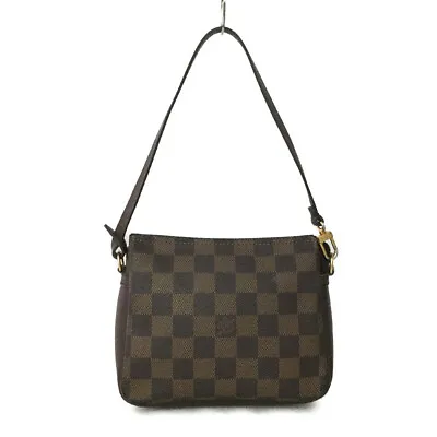 £268.38 • Buy Louis Vuitton Damier Pochette Trousse Cosmetic Hand Bag /4L0783