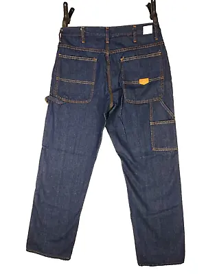  Red Kap Carpenter Work Jeans / Dungaree Five Pocket Hammer Loop 34x30 Slim Fit  • $18.95