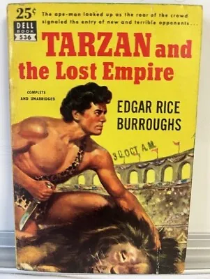 Dell #536 Mapback Tarzan And The Lost Empire Burroughs Good • $4.29