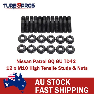 High Tensile Exhaust Manifold Stud Kit For Nissan TD42 GQ GU Patrol  • $55.20