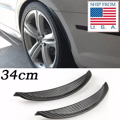 Mud Flaps Splash Guards Arch Extension Fender Flares Eyebrow Mudflaps Universal • $12.49