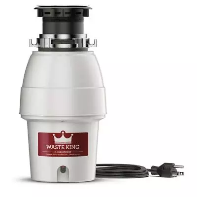 Waste King Garbage Disposal 1/2-HP 2600-RPM Continuous Feed EZ Mount Metallic • $107.65