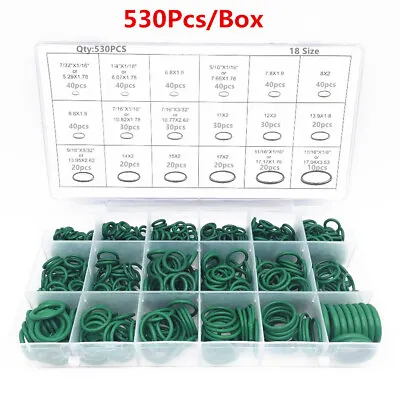 530x Car R134a O-ring Repair Automotive Air Conditioning Repair Rubber Seals Kit • $19.94