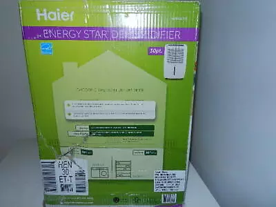 New Haier HEN30ET-T 30 Pint Energy Star Portable Dehumidifier De-humidifier HEN • $129.99