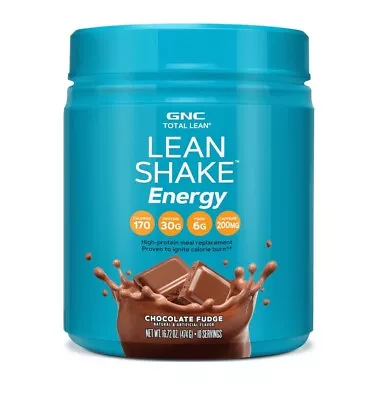 GNC Lean Shake Energy Chocolate Fudge 16.72oz EXP 08/28/24 • $29.99