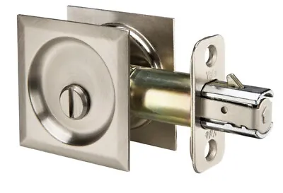 Yale Pocket Door Privacy Lock Satin Nickel PDPR15 • $14