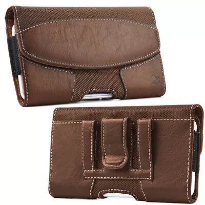 Extra Large Belt Clip Cell Phone Pouch Case For IPhone 12 Pro Max/ 13 Pro Max • $17.99