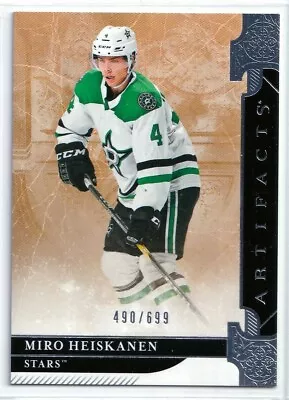  2019-20 Artifacts #111 Miro Heiskanen STARS /699 - Dallas Stars • $4.43