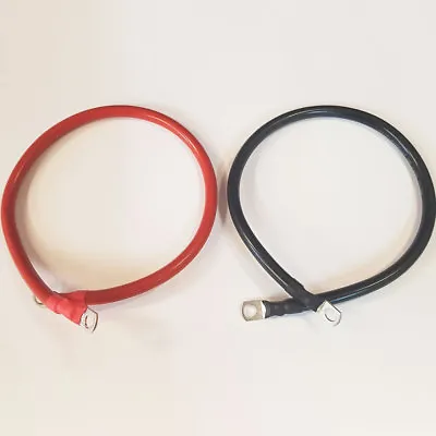 16mm2 110 Amp Battery Lead Power Strap Earth Leisure Cable Leads - 5 6 8 10 Lug • £3.99