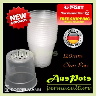 $21.90 • Buy 120mm Clear Plastic Pots Round -  Phalaenopsis / Orchid, Propagation, Seedlings