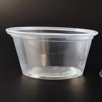 2 Oz Clear Cup Souffle Portion Plastic Testing Cup Sauce Cup Dressing Cup • $3.85