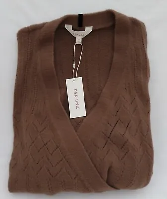 £22.50 • Buy Ladies Marks And Spencer Per Una Golden Brown Wrapover Cardigan Size 14
