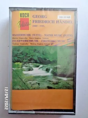 £4.50 • Buy Georg Friedrich Handel   Water / Fireworks Music   Sealed Cassette Tape  1989