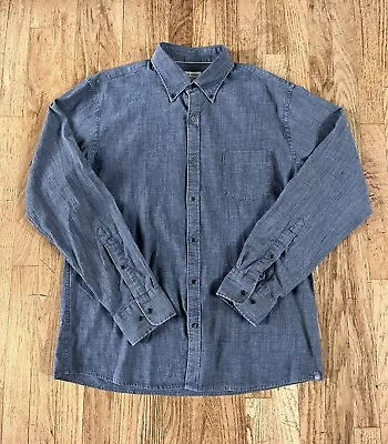 Peter Millar Denim Chambray Button Up Shirt Size Large Men’s  • $19.95